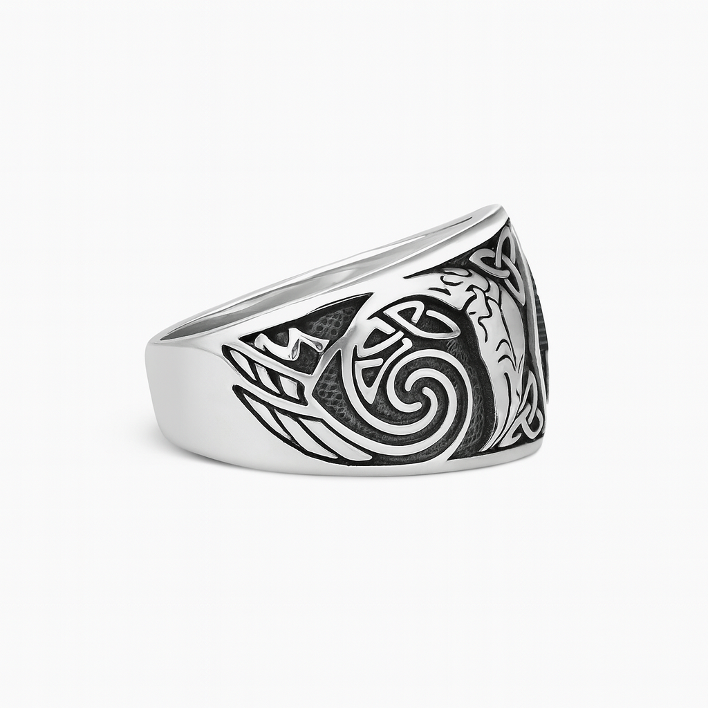 Sterling Silver Triskele Ring