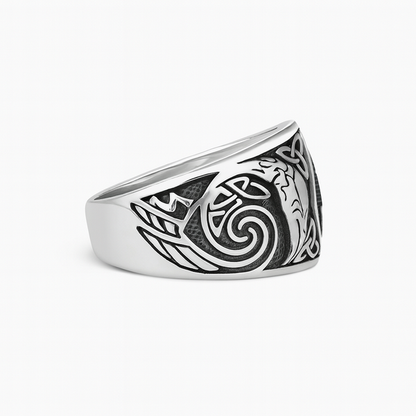 Sterling Silver Triskele Ring