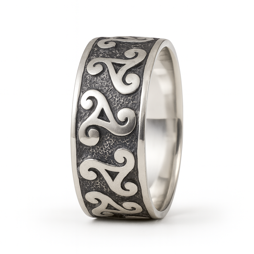 Silver Silver Treskele Ring