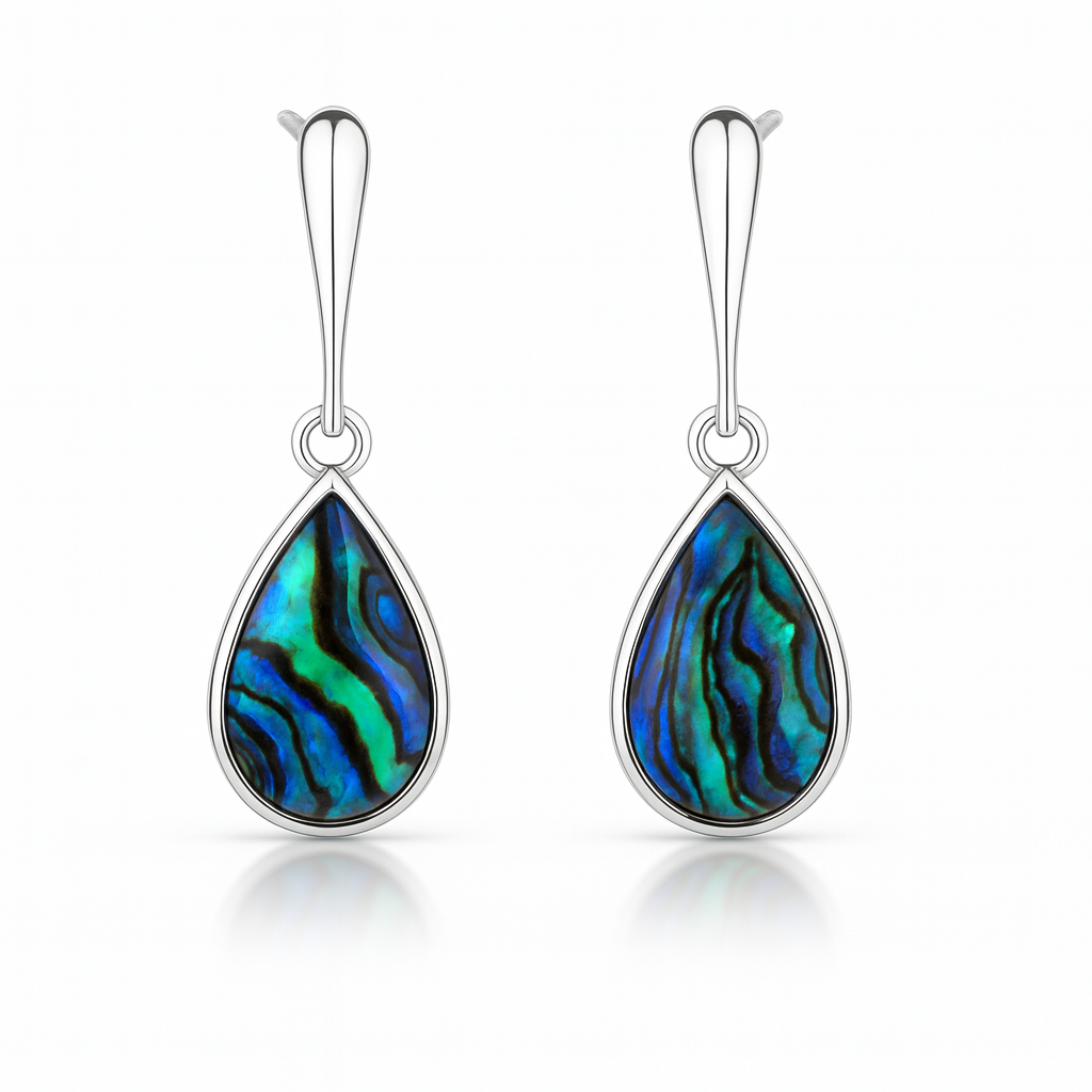 Abalone Shell Drop Earrings