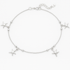 Sterling Silver Starfish Anklet