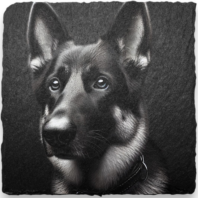 Slate Coasters - Dogs (E-G)