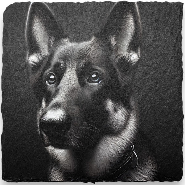 Slate Coasters - Dogs (E-G)