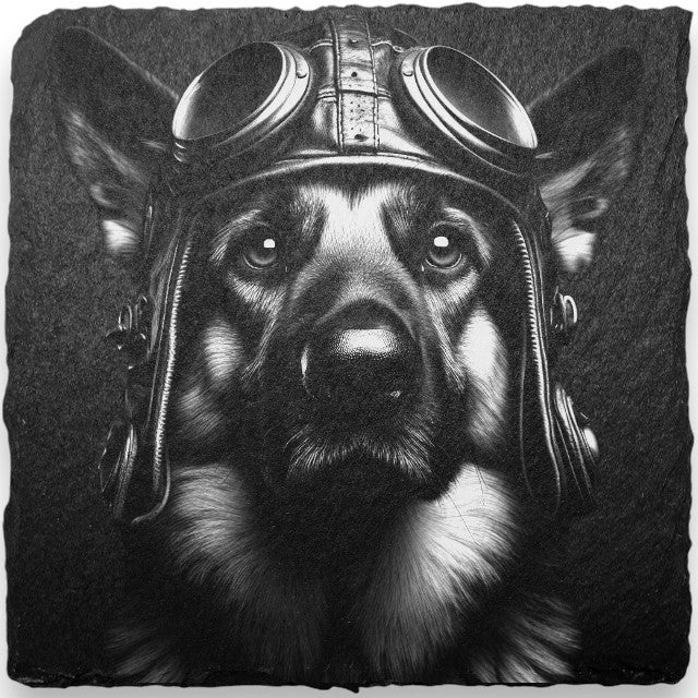 Slate Coasters - Dogs (E-G)