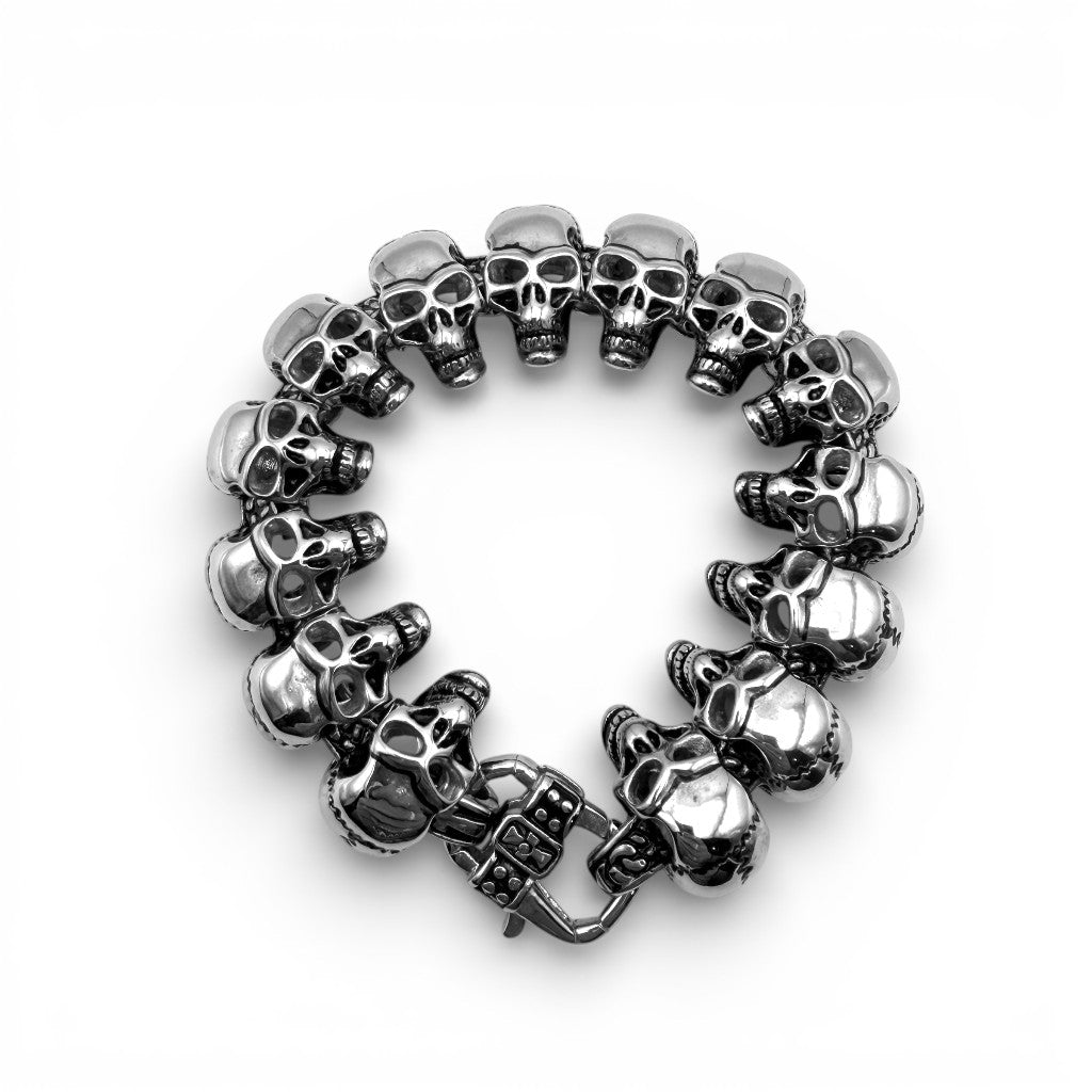 Stainless Steel Skull Bracelet