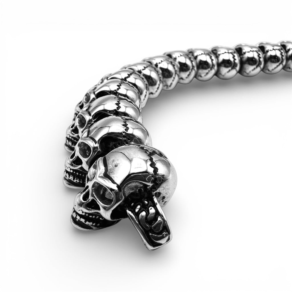 Stainless Steel Skull Bracelet