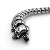 Stainless Steel Skull Bracelet