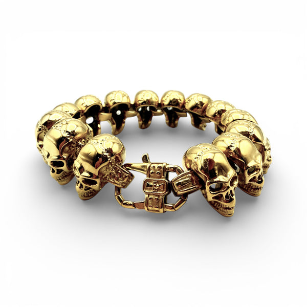 Stainless Steel Skull Bracelet