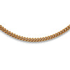 Stainless Steel 9mm Gold Curb Chain Necklace