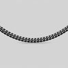 Stainless Steel 10mm Black Curb Chain Necklace