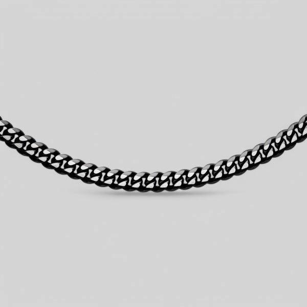 Stainless Steel Curb Chain Necklace