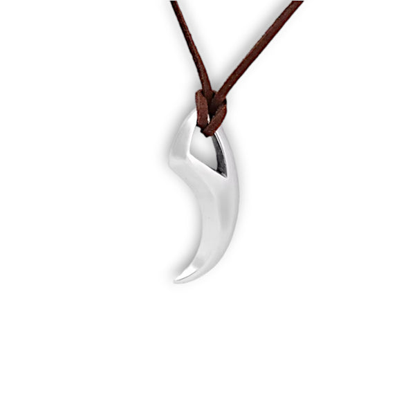 Stainless Steel Wolf Fang Pendant Necklace