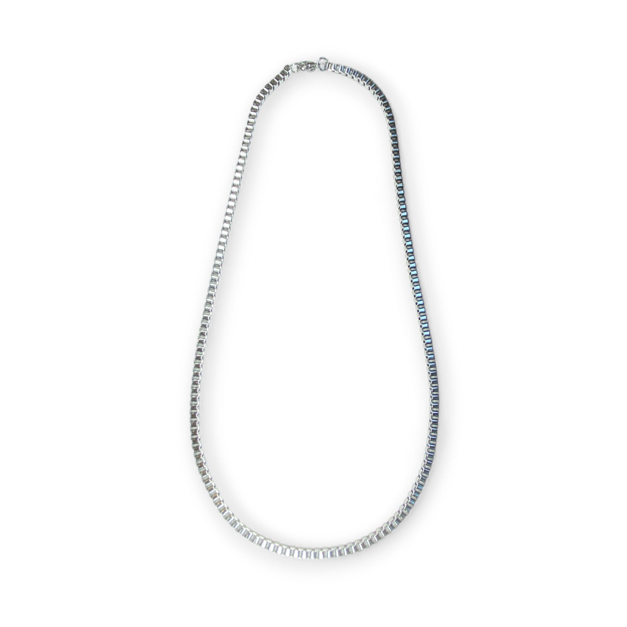 Stainless Steel Box Chain Necklace - 3mm