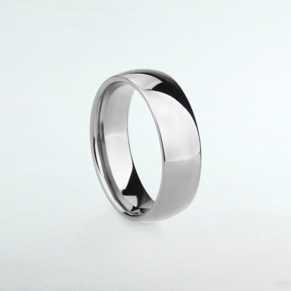 Polished Titanium Ring - 6mm