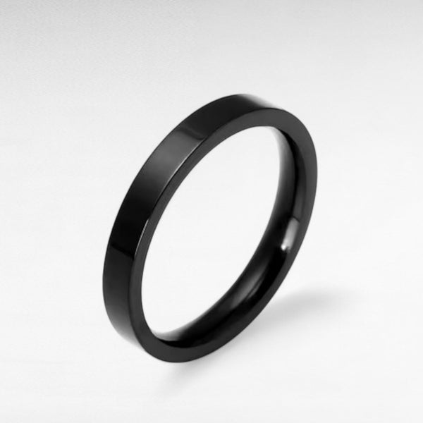 Black Tungsten Ring - 3mm