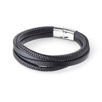 Multi-strand Leather Bracelet - 22cm - MSB01