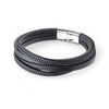 Multi-strand Leather Bracelet - 22cm - MSB01