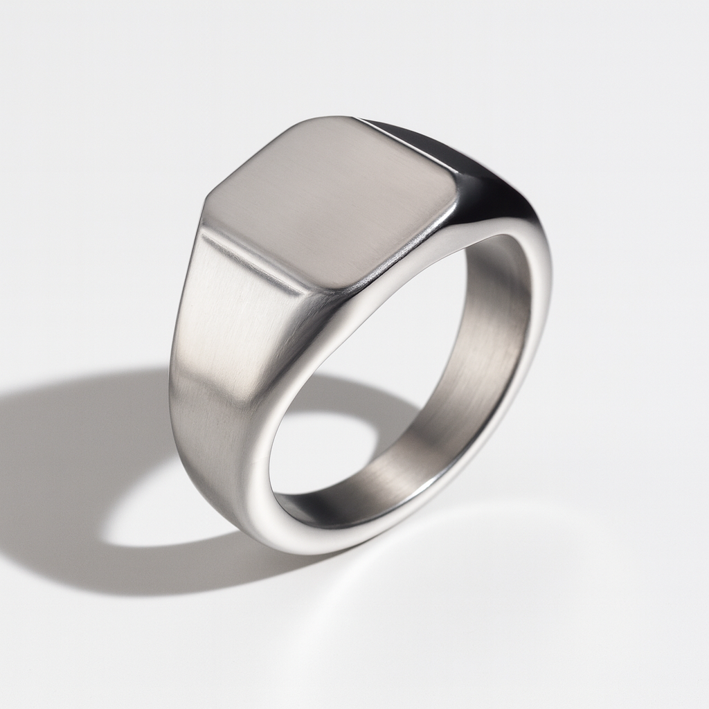 Stainless Steel Signet Ring