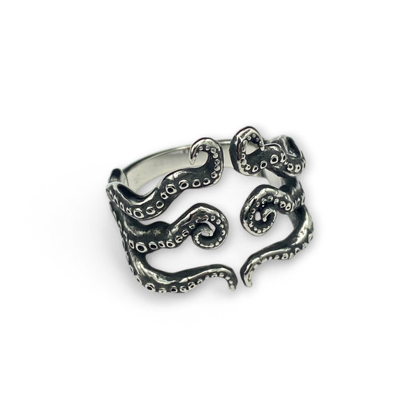 Stainless Steel Octopus Ring