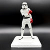 Officially licensed Stormtrooper The Greatest figurine wearing red boxing gloves in a classic boxer pose
