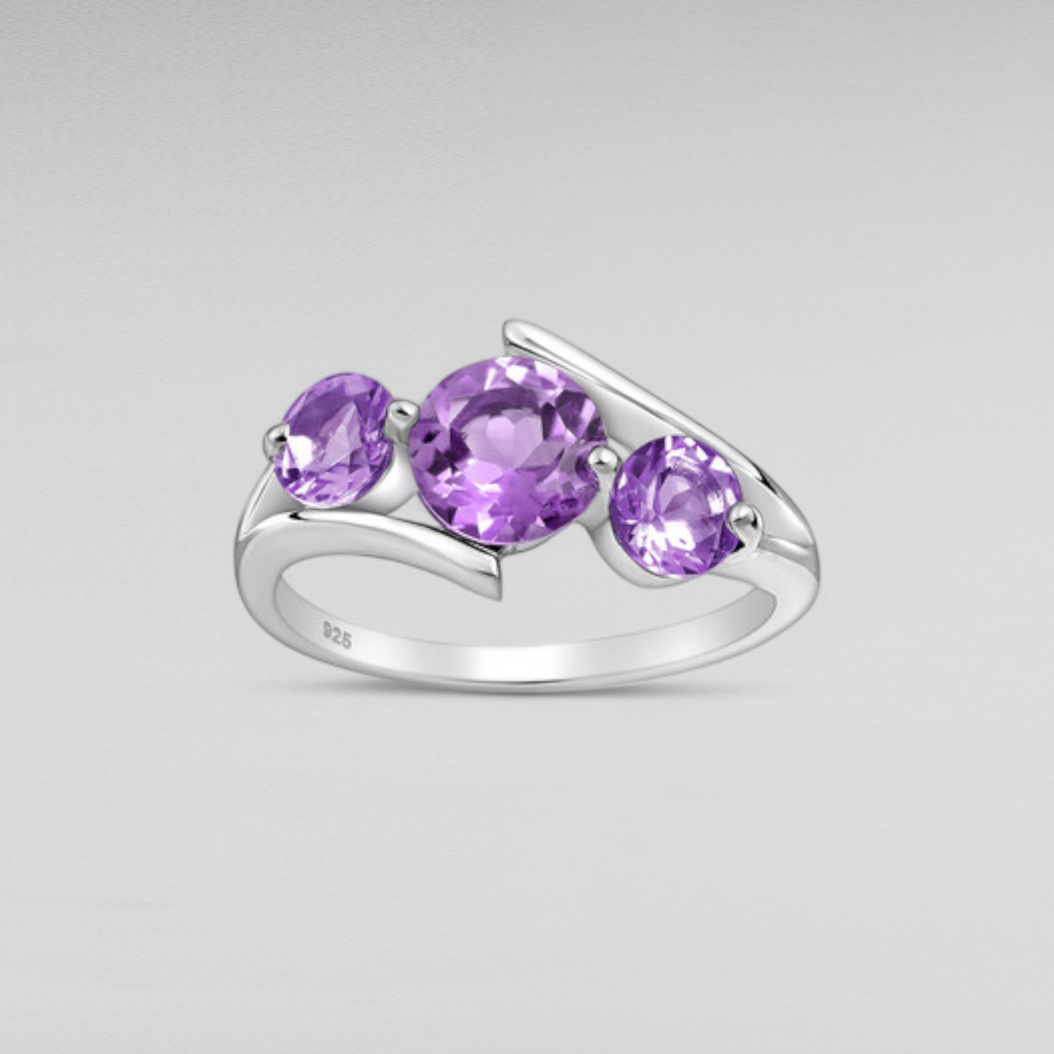 Sterling Silver Amethyst Ring