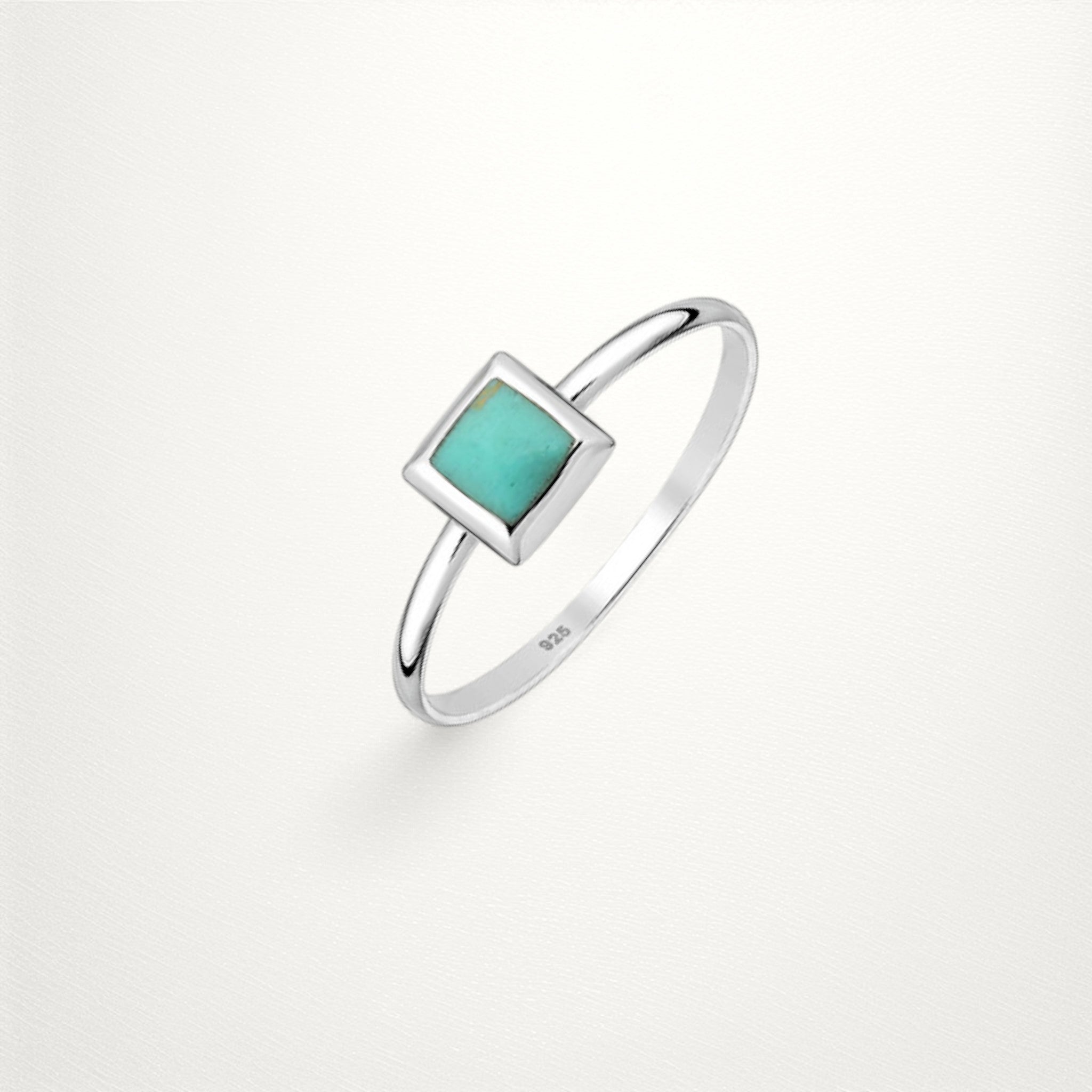 Sterling Silver Square Ring
