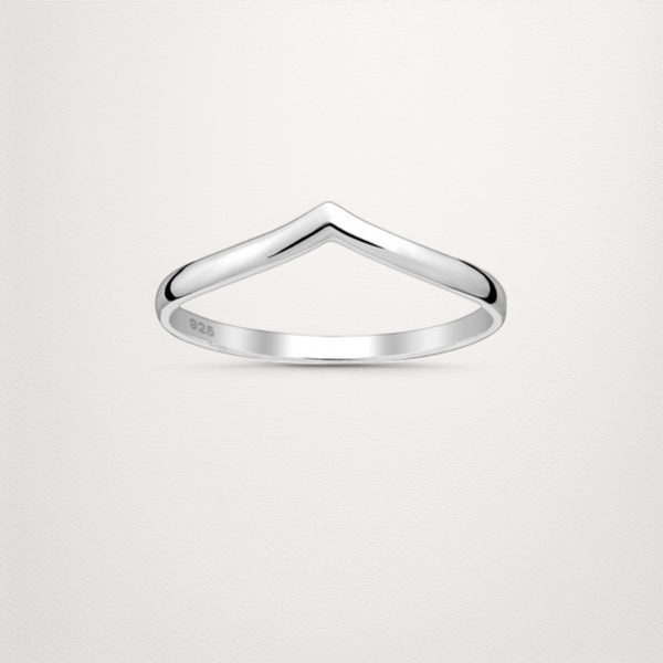 Sterling Silver Chevron Ring