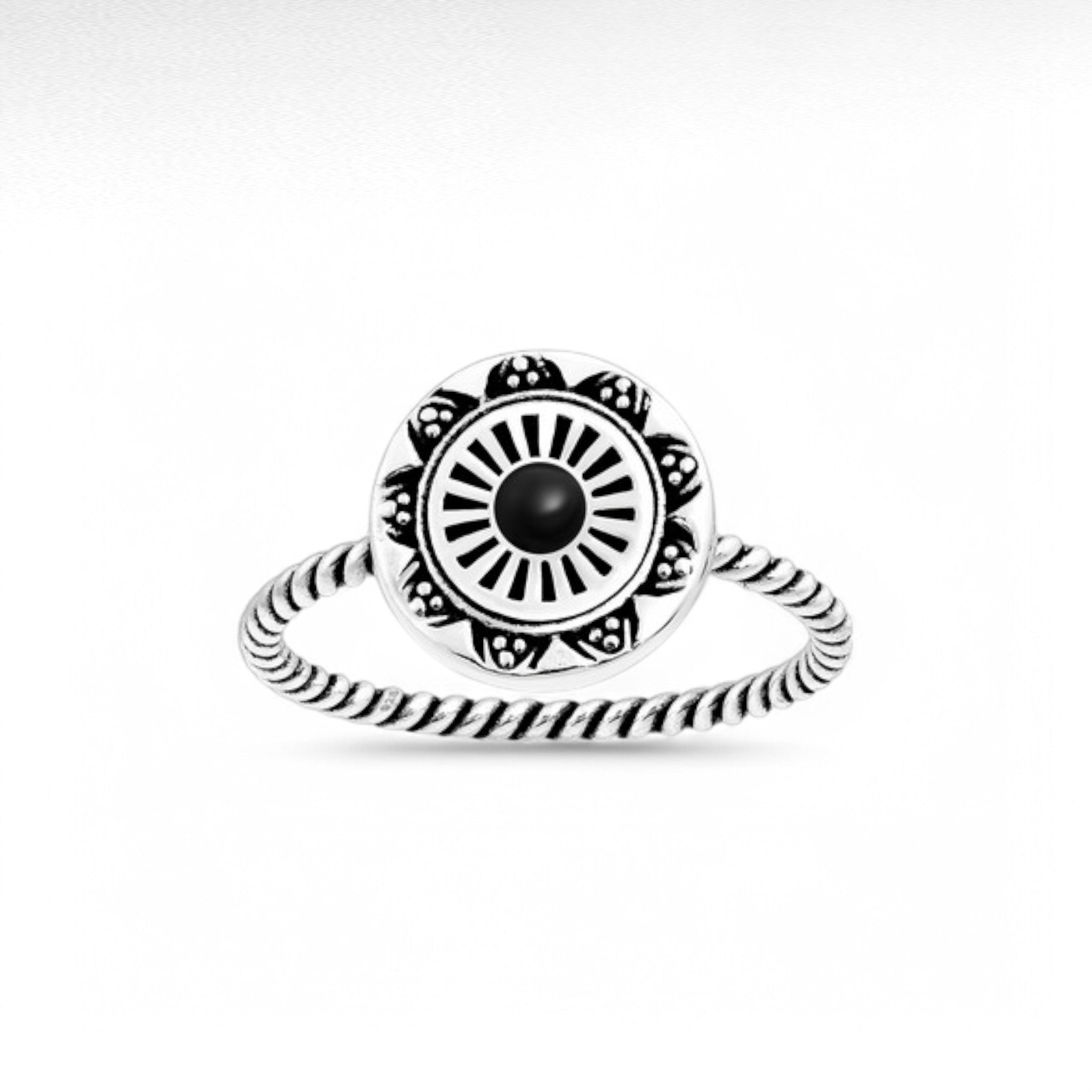 Sterling Silver Oxidized Ring