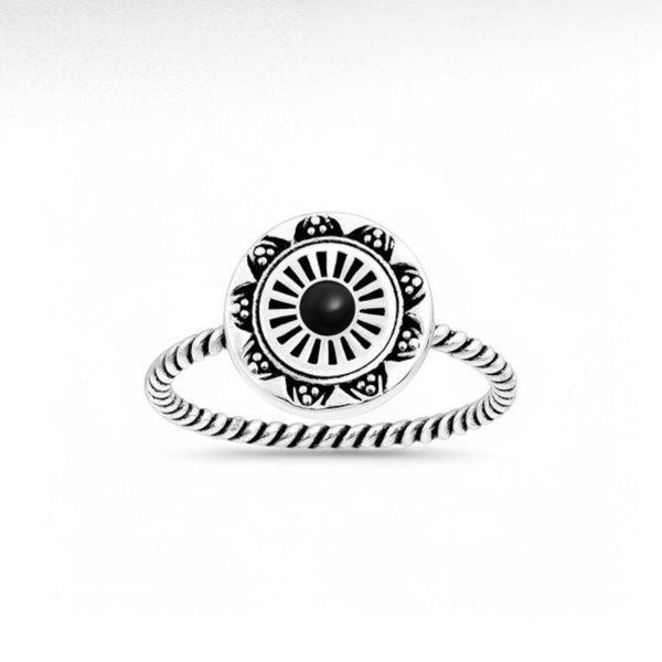 Sterling Silver Oxidized Ring