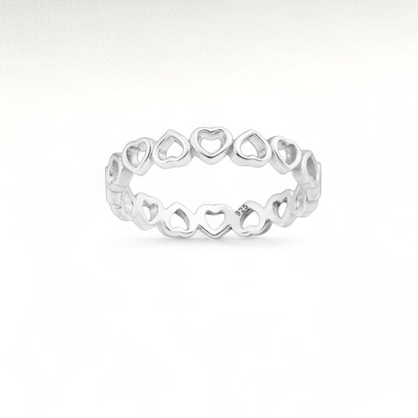Silver Heart Ring