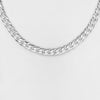 Sterling Silver 5mm Curb Chain Necklace, 20 Inch, Made in Italy