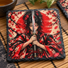 Crimson Muses Slate Coasters