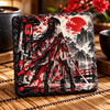 Crimson Muses Slate Coasters