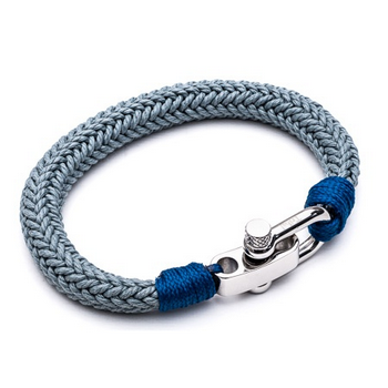 Adjustable Rope Shackle Bracelet