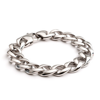 Wide Curb Chain Bracelet