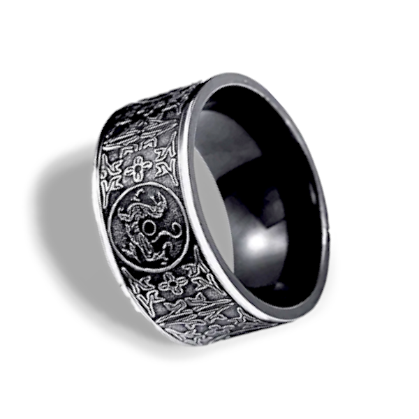 Stainless Steel Vintage Ring