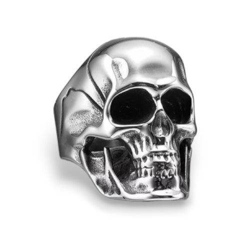 Skull Ring - Polished Stainless Steel