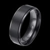 Black Titanium Ring - 8mm