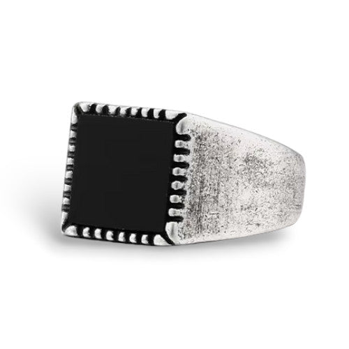 Vintage Style Plain Signet Ring