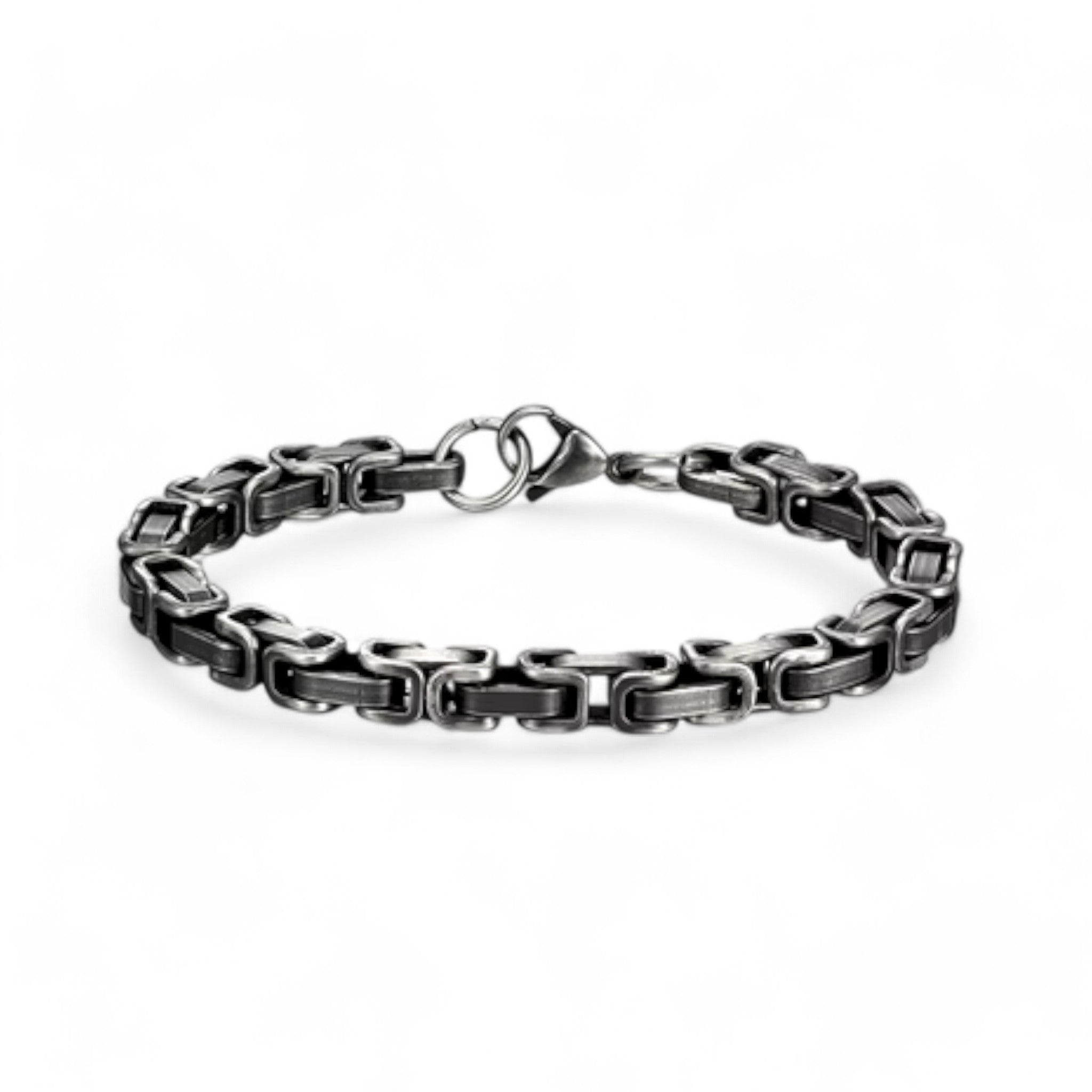 Stainless Steel Byzantine Bracelet