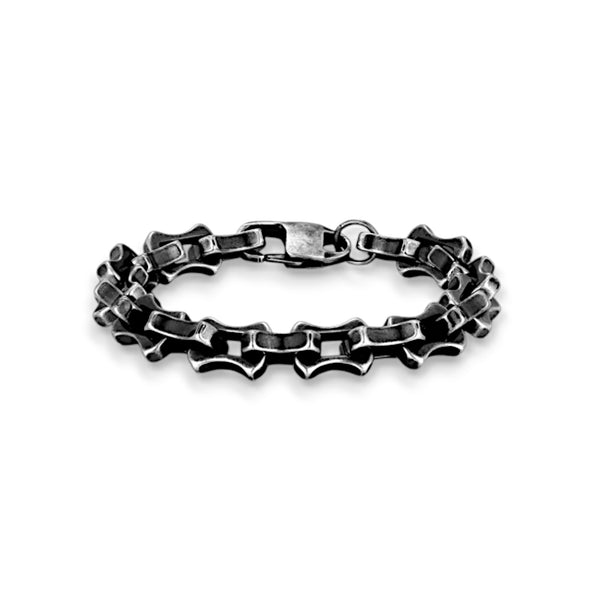 Stainless Steel Bike Chain Style Bracelet