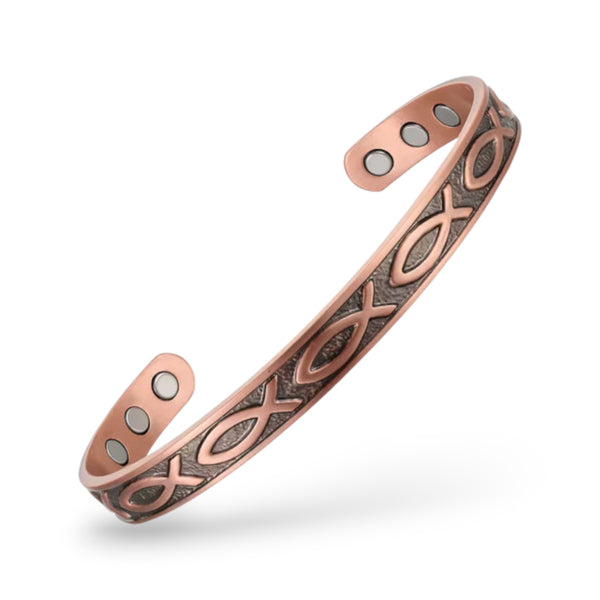 Slim Copper and Magnet Cuff