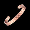 Slim Copper and Magnet Cuff - Hammered Effect