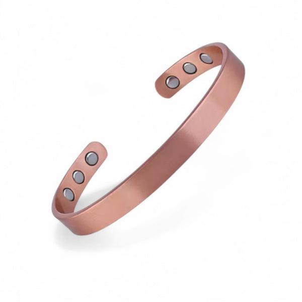 Slim Copper and Magnet Cuff - Plain