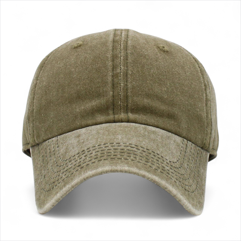 Pigment Dyed Low Profile Cotton Baseball Cap