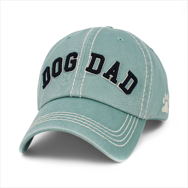 Dog Dad Washed Vintage Baseball Cap