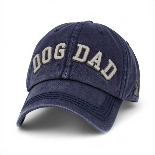 Dog Dad Washed Vintage Baseball Cap