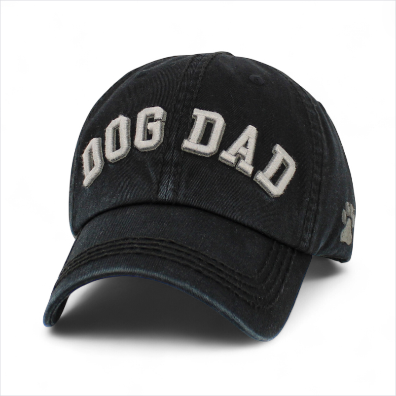 Dog Dad Washed Vintage Baseball Cap