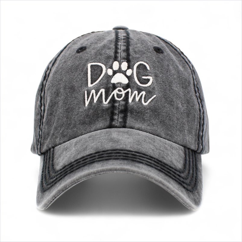 Dog Mom Vintage Baseball Cap