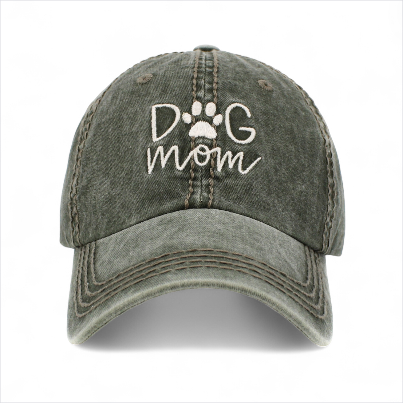 Dog Mom Vintage Baseball Cap